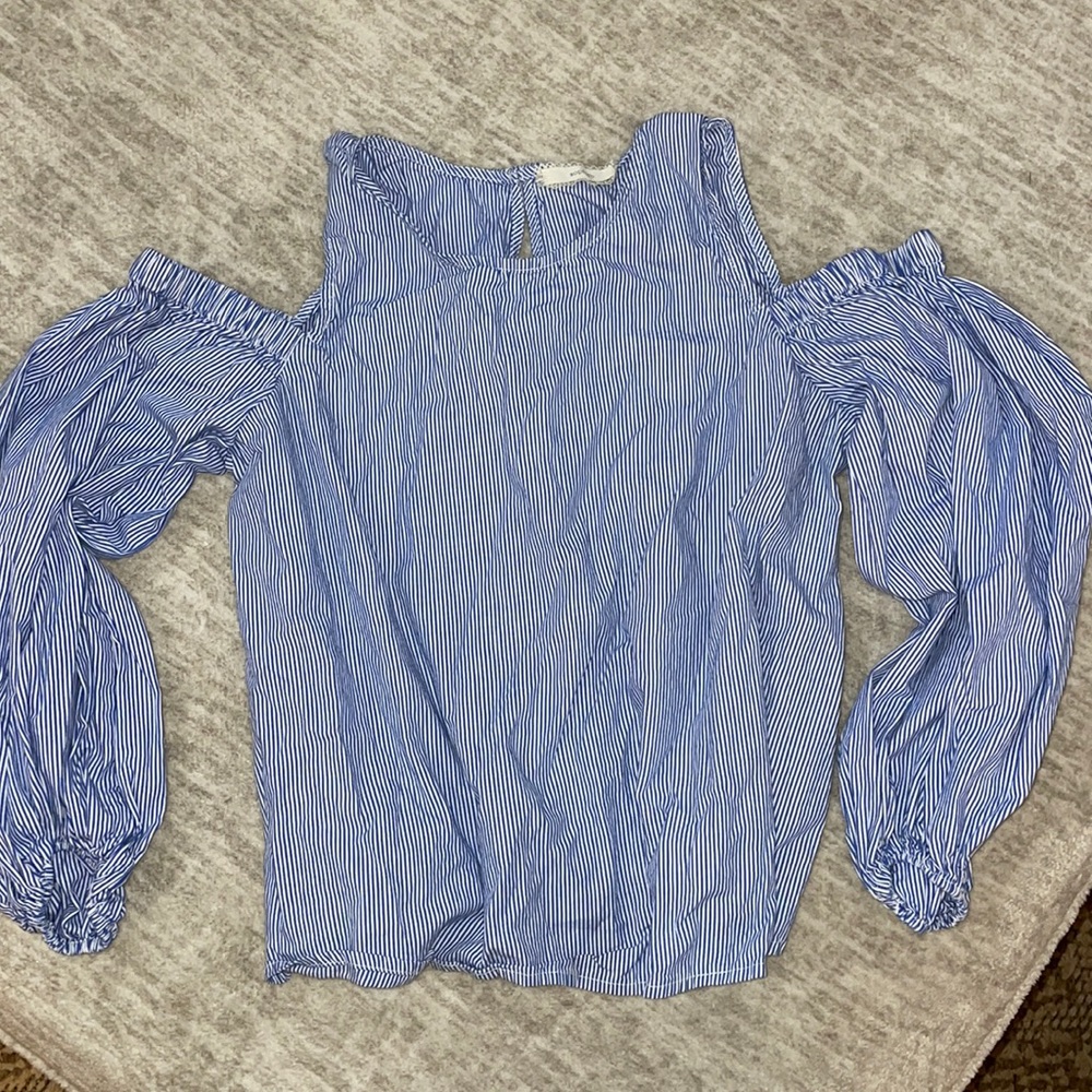 Adorable Soprano CXL (16) SeerSucker Stripe top